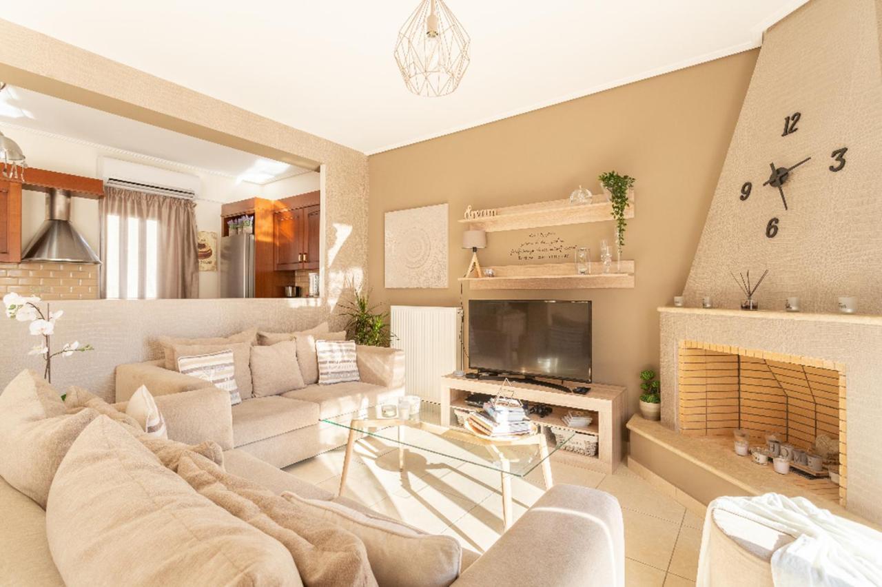 Milo Luxury House -Free Airport Pick Up-10Min Drive Villa Markópulo Kültér fotó