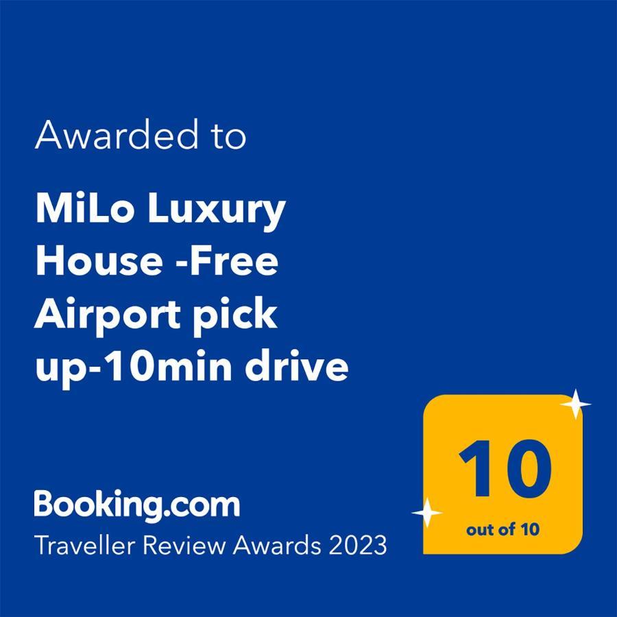Milo Luxury House -Free Airport Pick Up-10Min Drive Villa Markópulo Kültér fotó